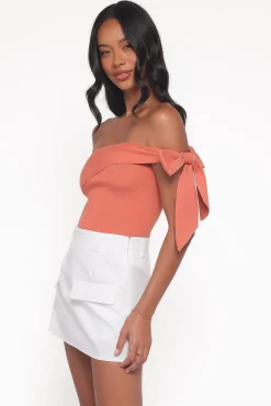 Charama Off Shoulder Knit Top