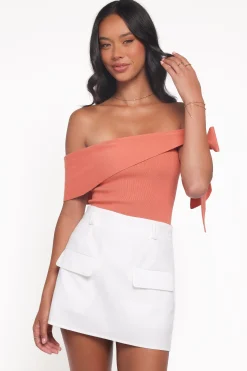 Charama Off Shoulder Knit Top