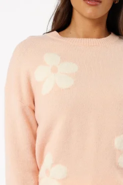 Charlie Flower Knit Sweater