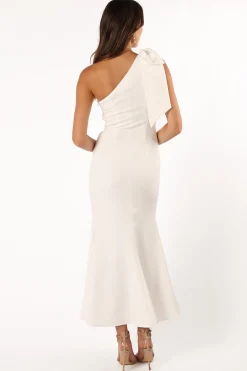 Charmed One Shoulder Midi Dress