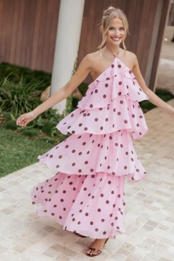 Chasity Halterneck Maxi Dress