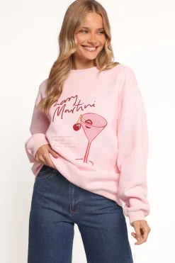 Cherry Martini Graphic Sweatshirt
