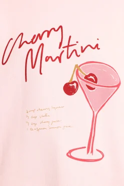 Cherry Martini Graphic Sweatshirt
