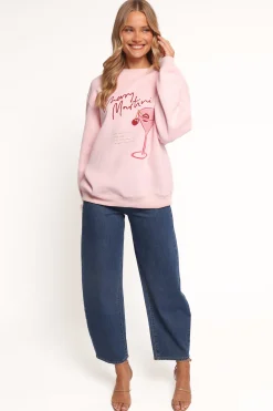 Cherry Martini Graphic Sweatshirt