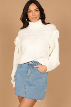 Christie Fringe Knit Sweater