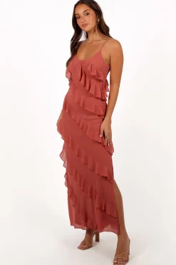 Ciao Ruffles Maxi Dress