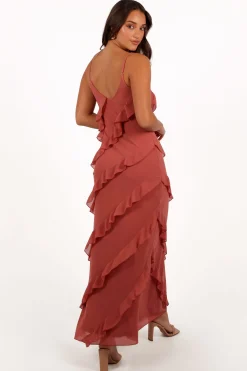 Ciao Ruffles Maxi Dress