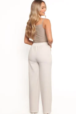 Cinch Wide Leg Crepe Pant