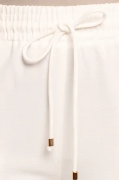 Cinch Wide Leg Crepe Pant