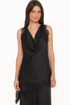 Clara Asymmetrical Lace Top