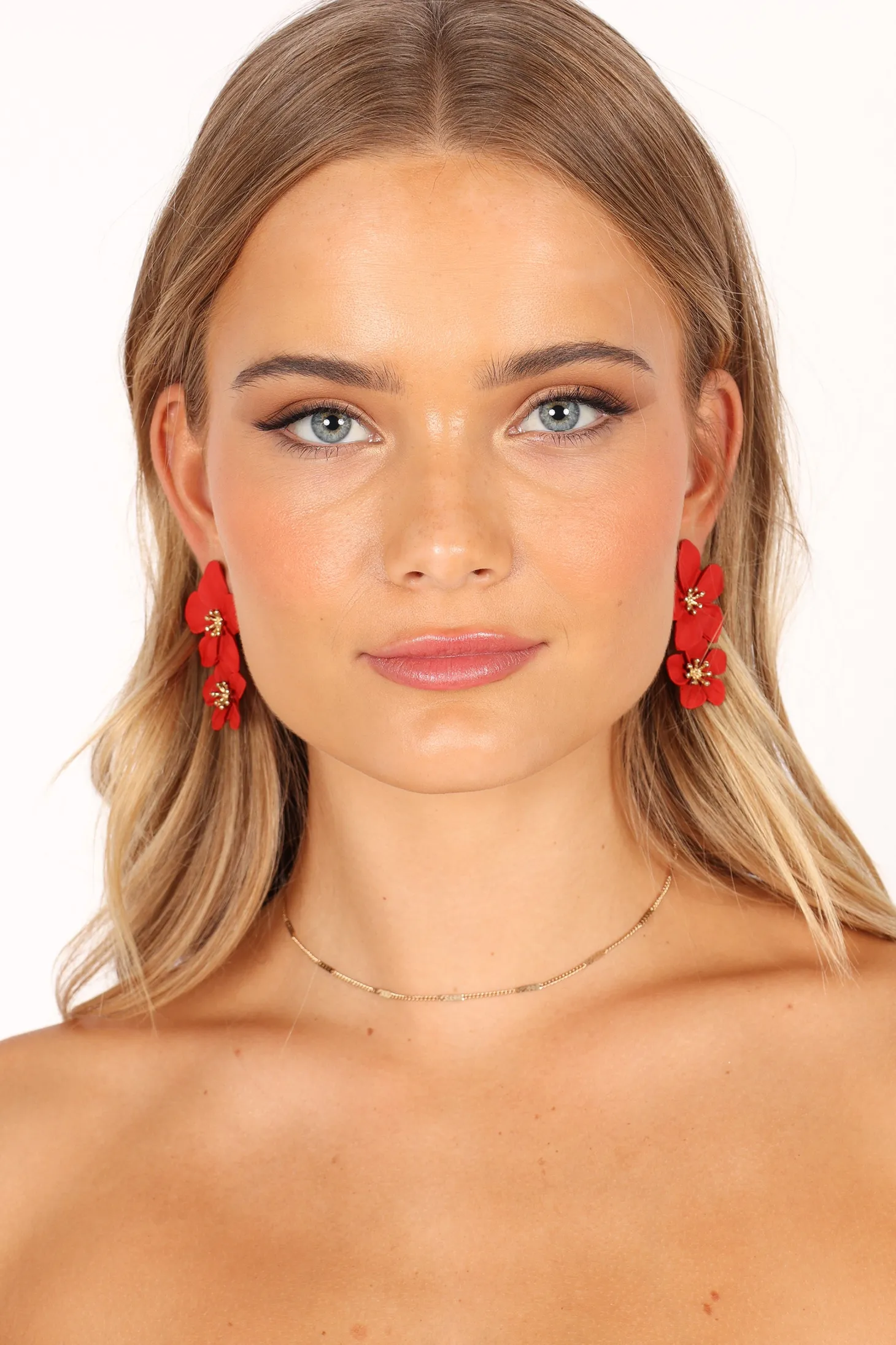 Claret Statement Earrings