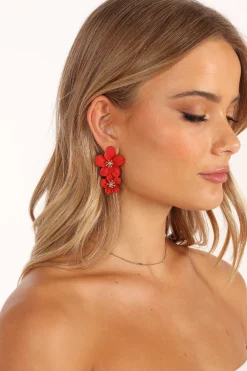 Claret Statement Earrings
