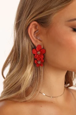 Claret Statement Earrings