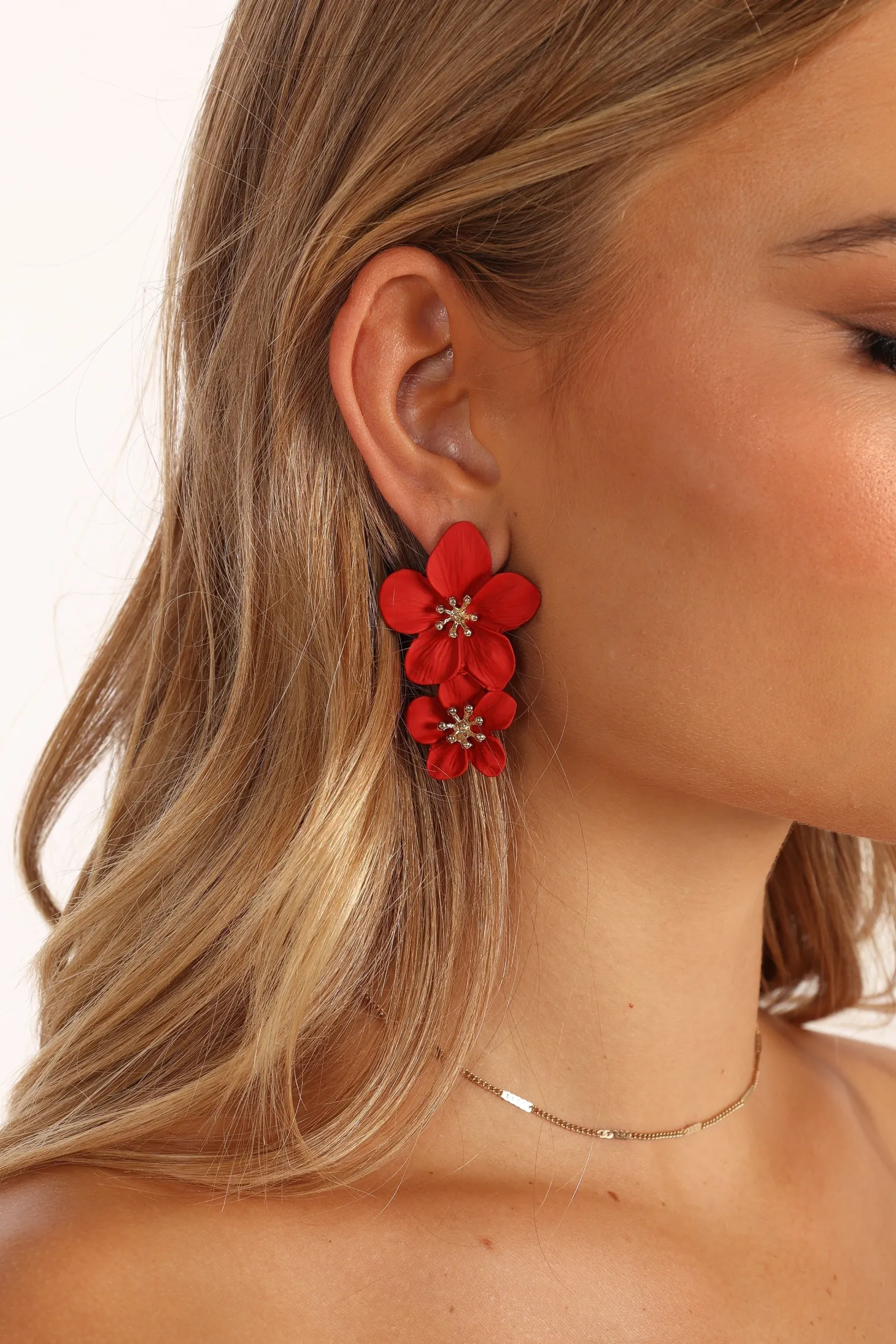 Claret Statement Earrings