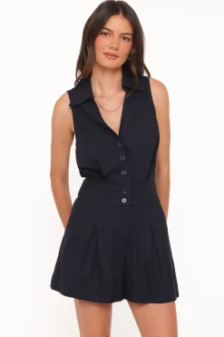 Claudia Collared Romper