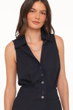 Claudia Collared Romper