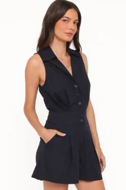 Claudia Collared Romper