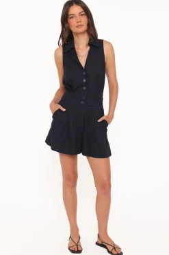 Claudia Collared Romper