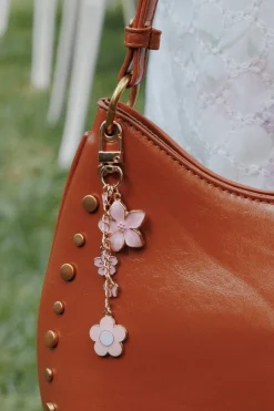 Claudia Flower Key Chain