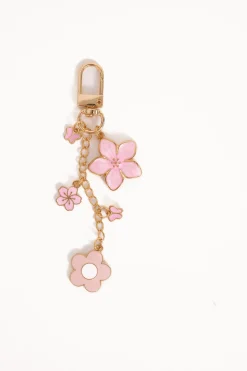 Claudia Flower Key Chain