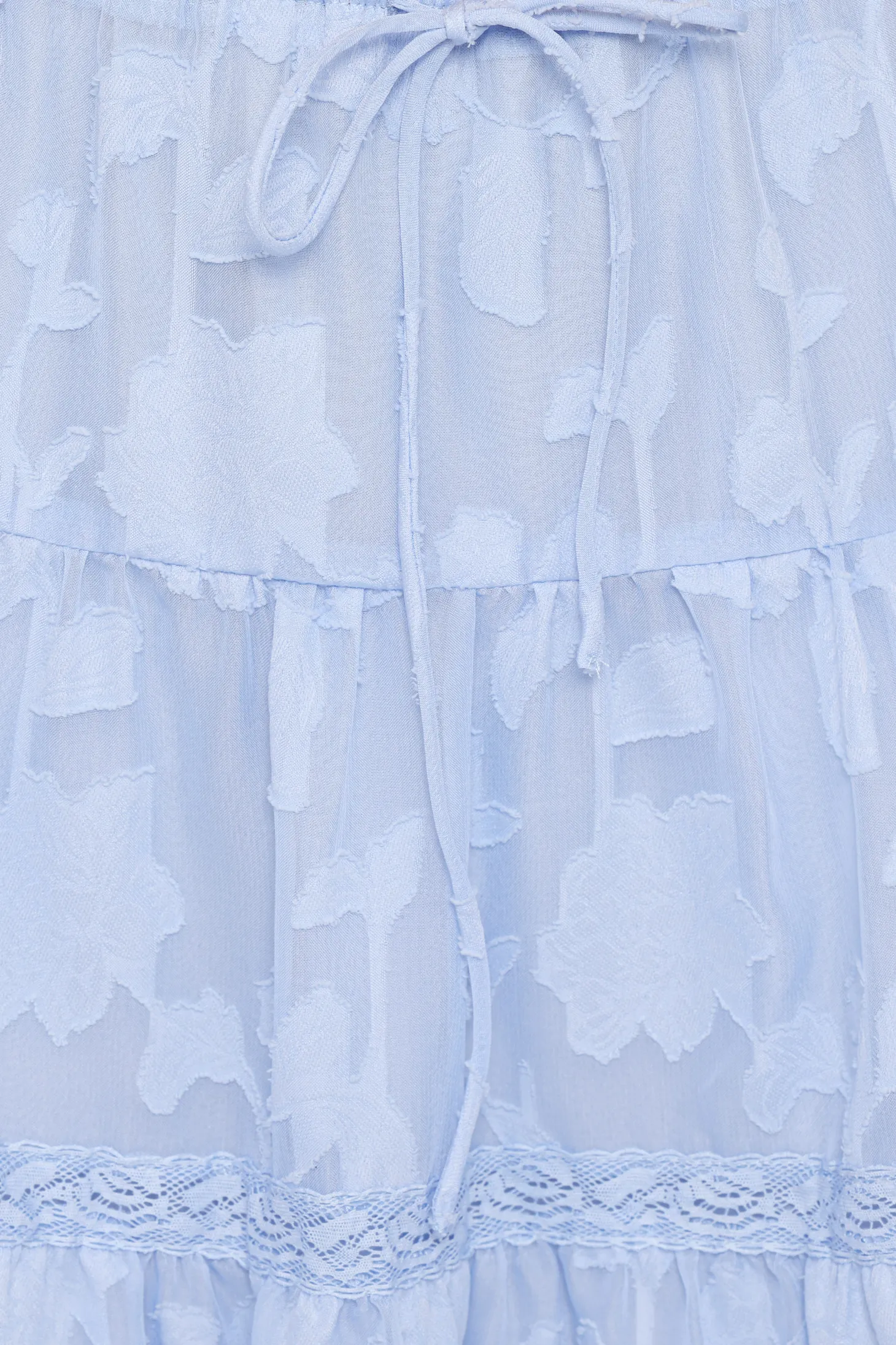 Clodagh Textured Tiered Mini Skirt