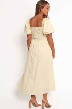 Clo Puff Sleeve Midi Dress