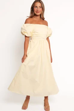 Clo Puff Sleeve Midi Dress