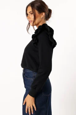Cora Ruffle Sleeve Sweatshirt