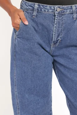Cosima Stretch Arc Barrel Jean