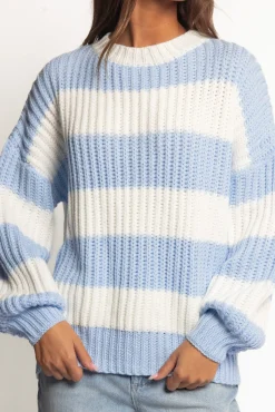 Courtney Thick Stripe Knit Sweater