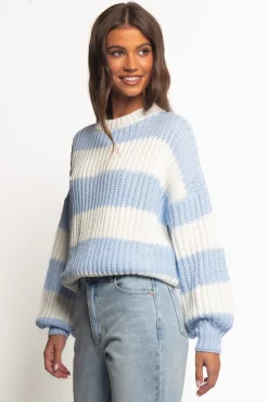 Courtney Thick Stripe Knit Sweater