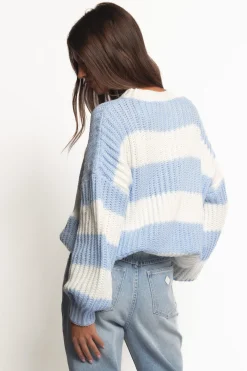 Courtney Thick Stripe Knit Sweater