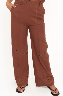 Dalia Eyelet Pant