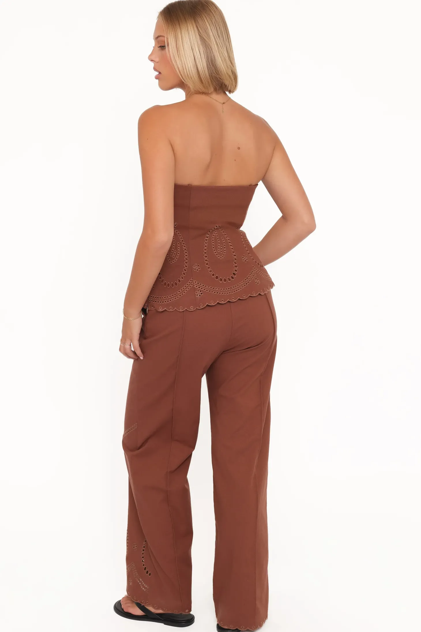Dalia Eyelet Pant