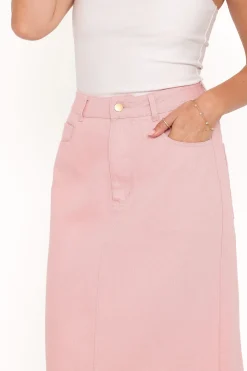Dana Denim Midi Skirt