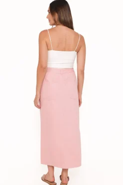 Dana Denim Midi Skirt