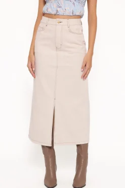 Dana Denim Midi Skirt
