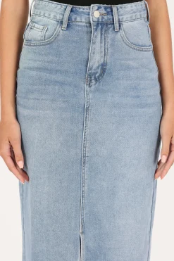 Dana Denim Midi Skirt
