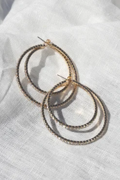 Dancer Double Hoop Earrings