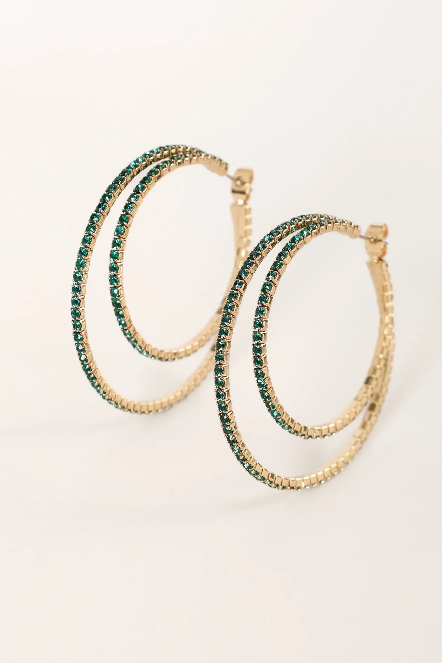 Dancer Double Hoop Earrings