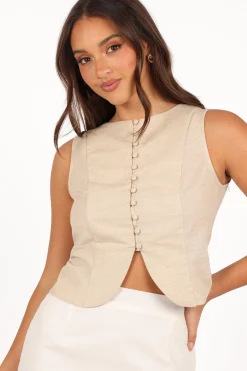Daniella Linen Vest