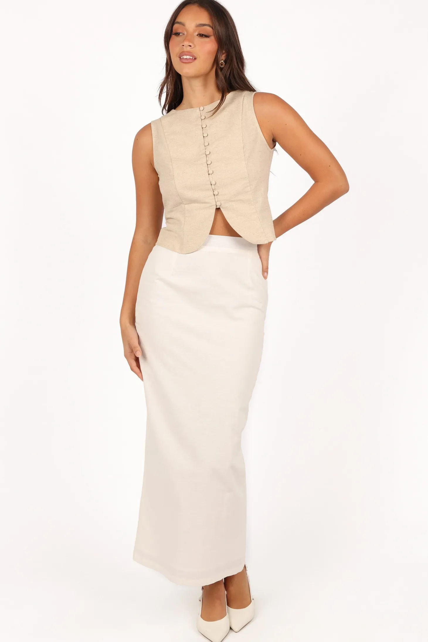 Daniella Linen Vest