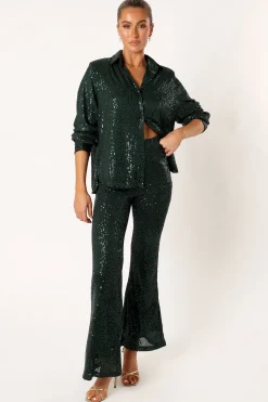 Darcy Sequin Two Piece Pant Set