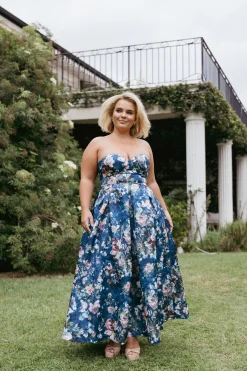 Darina Strapless Midi Dress