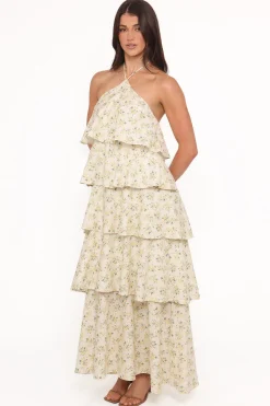 Darlia Halterneck Maxi Dress