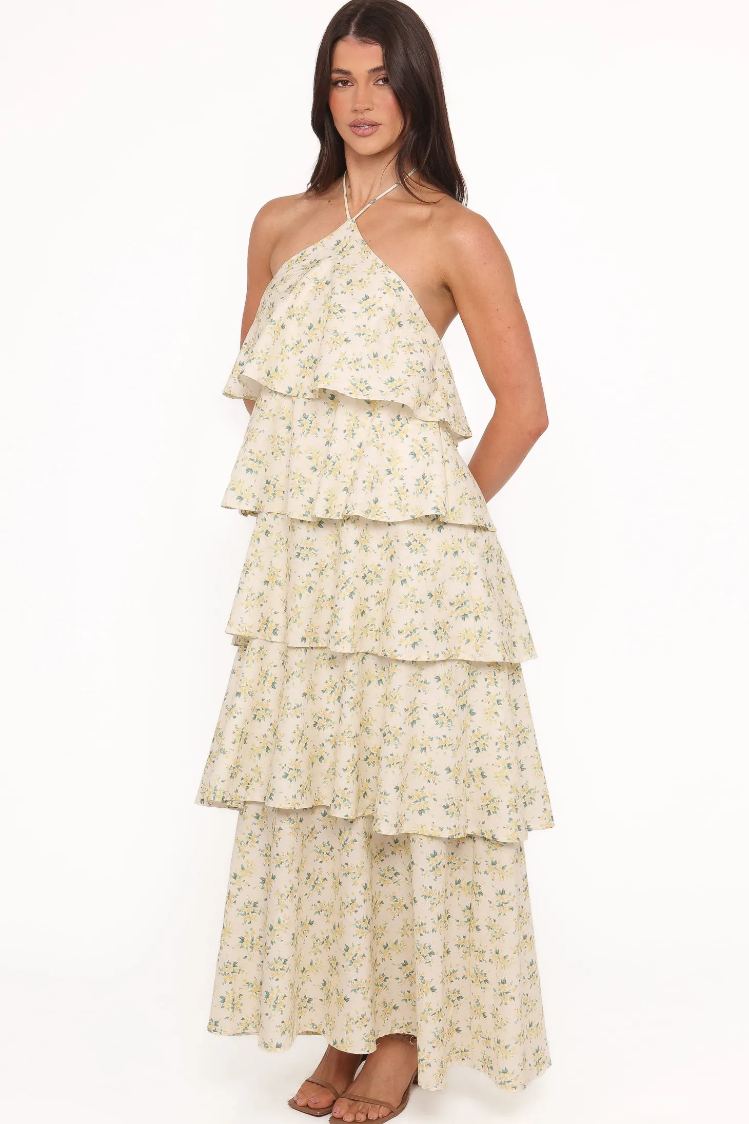 Darlia Halterneck Maxi Dress