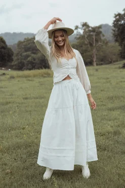 Darlia Tiered Maxi Skirt