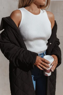Davie Ribbed Knit Top