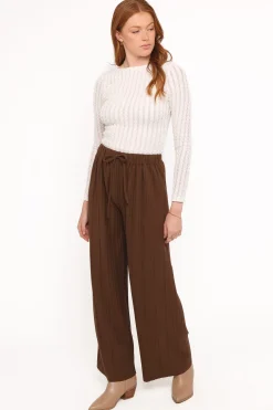 Davis Pleated Knit Pant