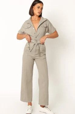 Demi Contrast Stitch Jumpsuit
